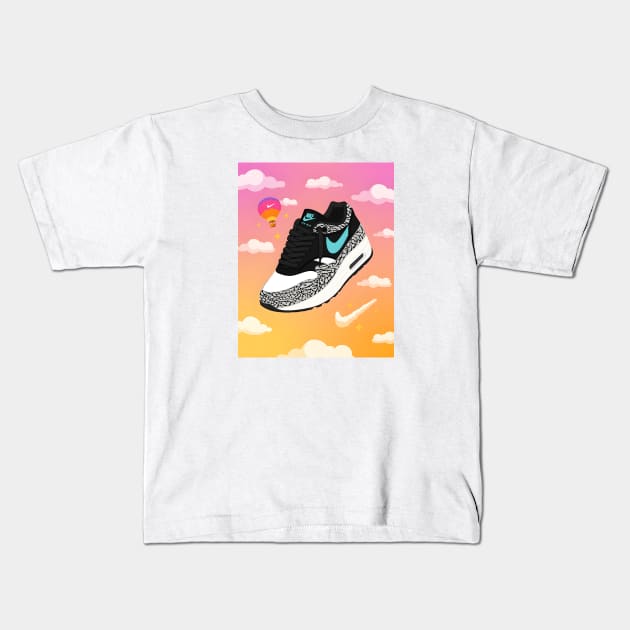 fly kicks 2 Kids T-Shirt by rajibdeje@gmail.com